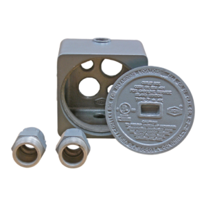 caja, conexión, cableado, paso, dispensadores de gasolina