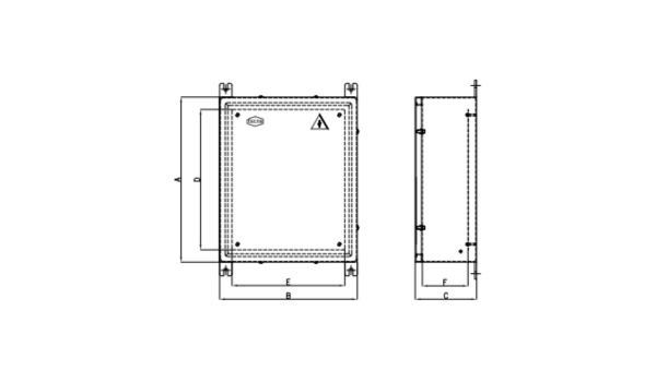 cajas cuadradas NEMA 4X | Tecna